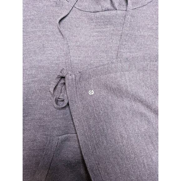 Lululemon All In A Day Hooded Poncho in Black Cherry - Picture 9 of 9